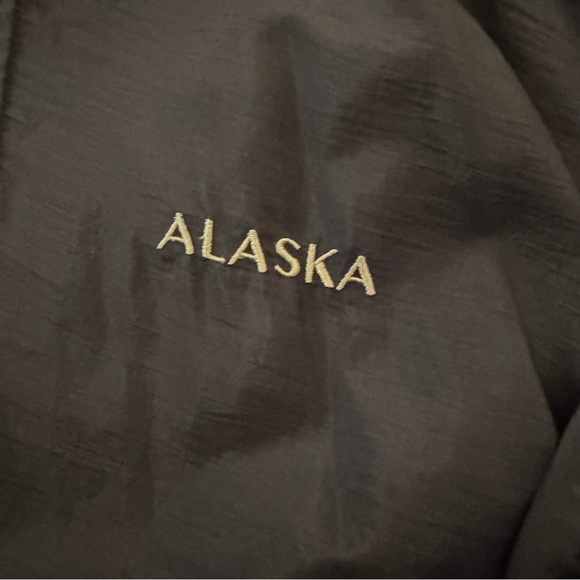 Vintage Alaska Navy Windbreaker Anorak 1/2 zip - Picture 6 of 7